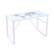 cheap clear glass laptop desk style standing computer desk